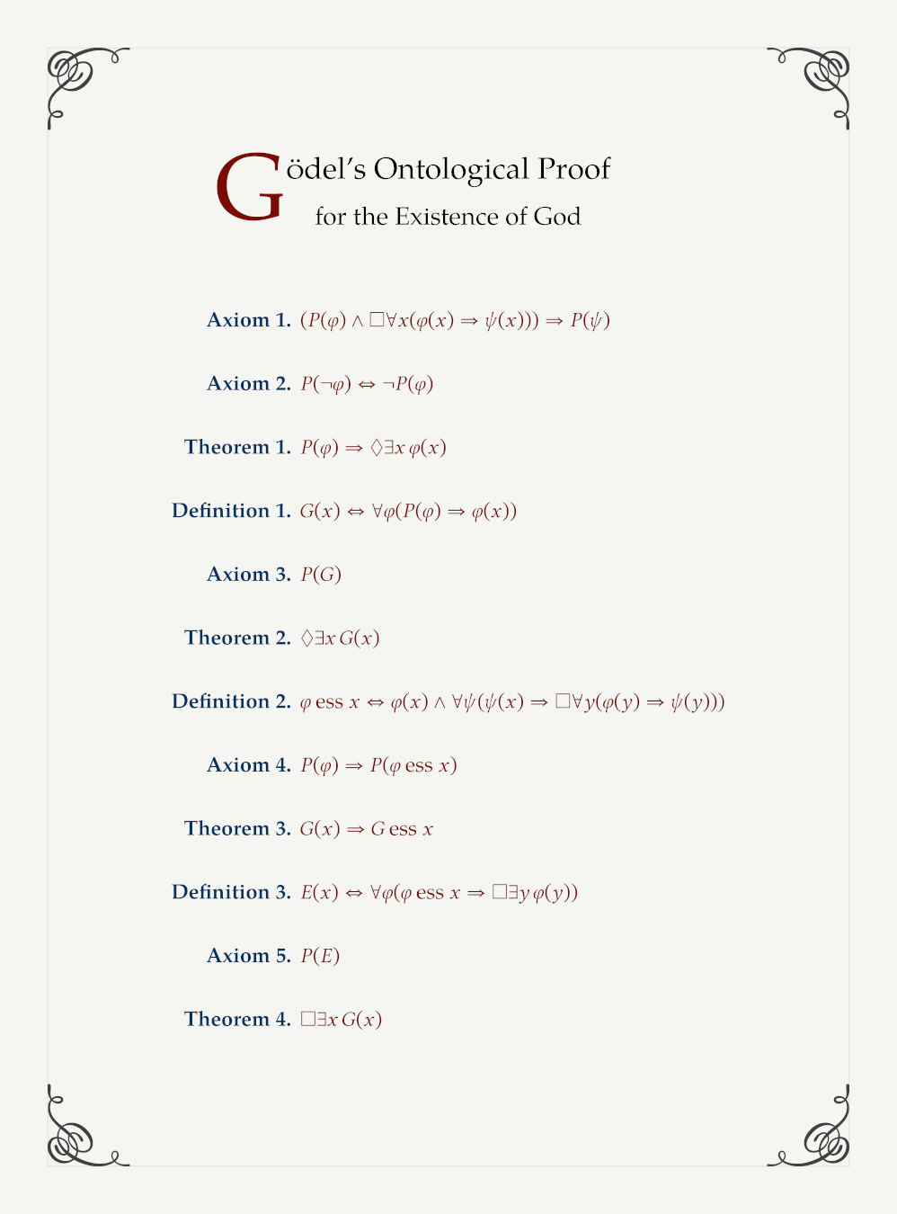 Gödel's Ontological Proof