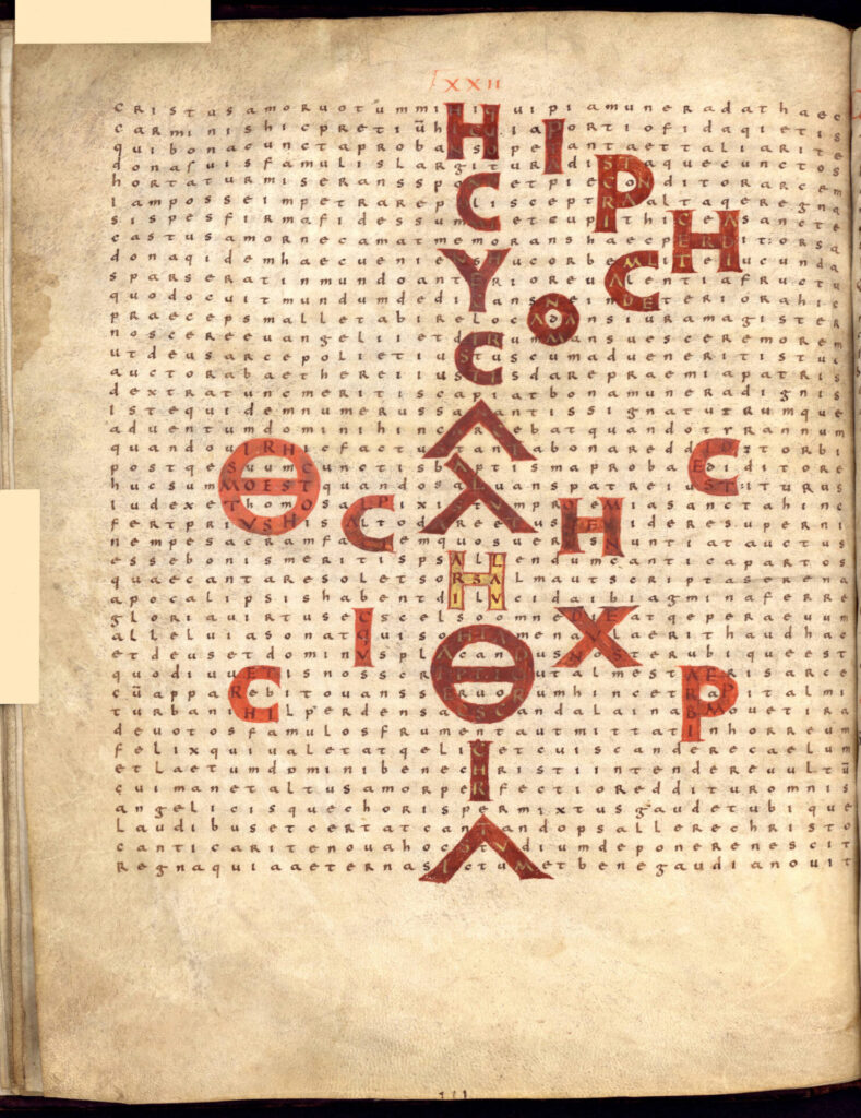 De Laudibus Sanctae Crucis - Chi Rho Poem (original)