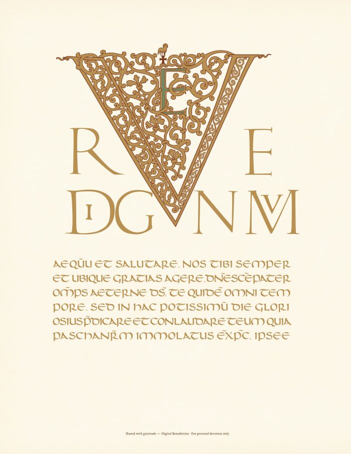 Preview of Vere dignum artwork